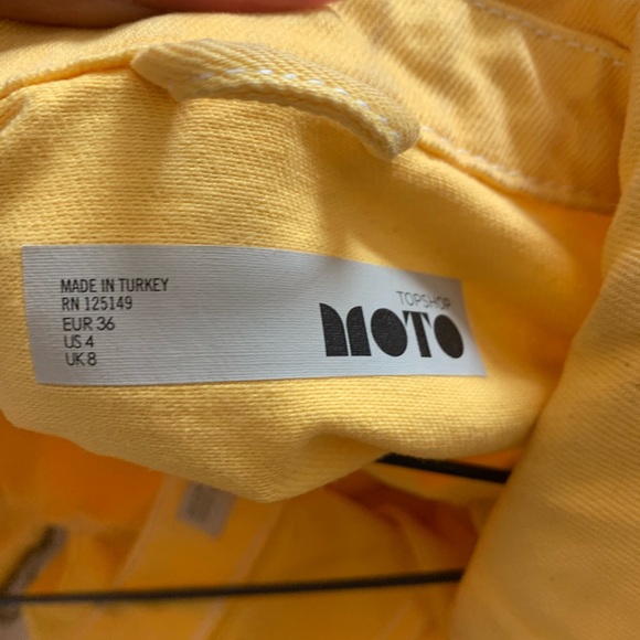 Topshop Yellow matching denim set - Picture 3 of 6